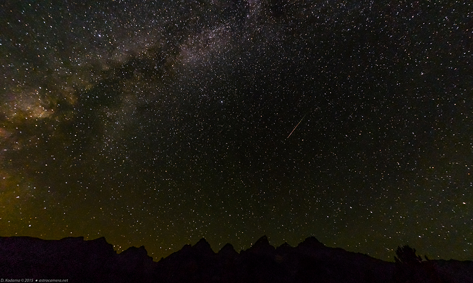 Perseid Meteor Shower - 12-13 Aug. 2015